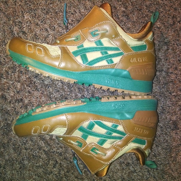 Asics Gel Mt Zip Hiking/Runner- chestnut/hunter green- size 8 male - Picture 10 of 10